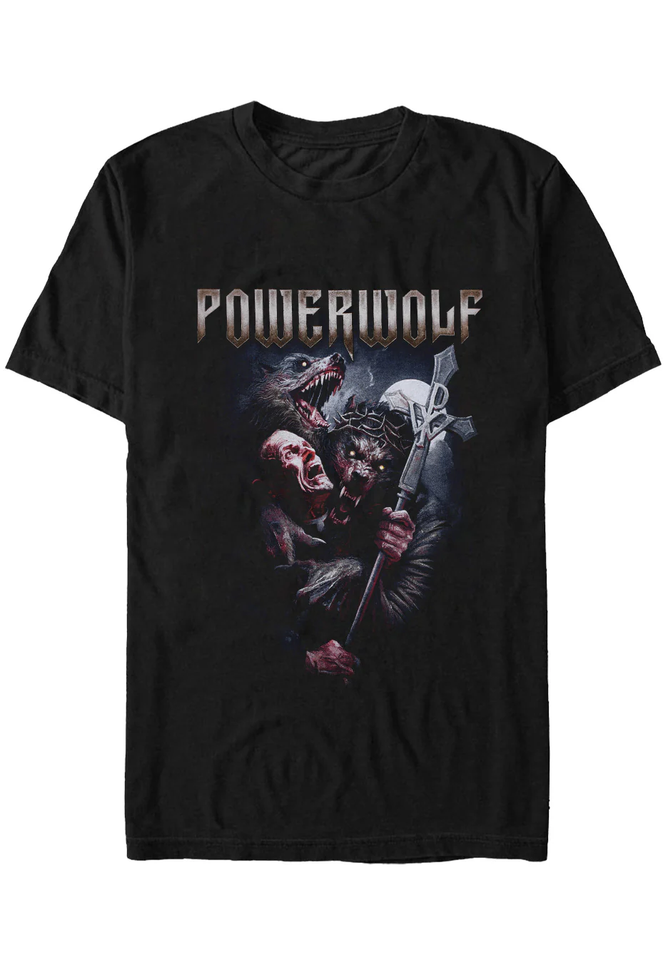 Sizes Powerwolf - Thunderpriest - T-shirt Unisex Adults