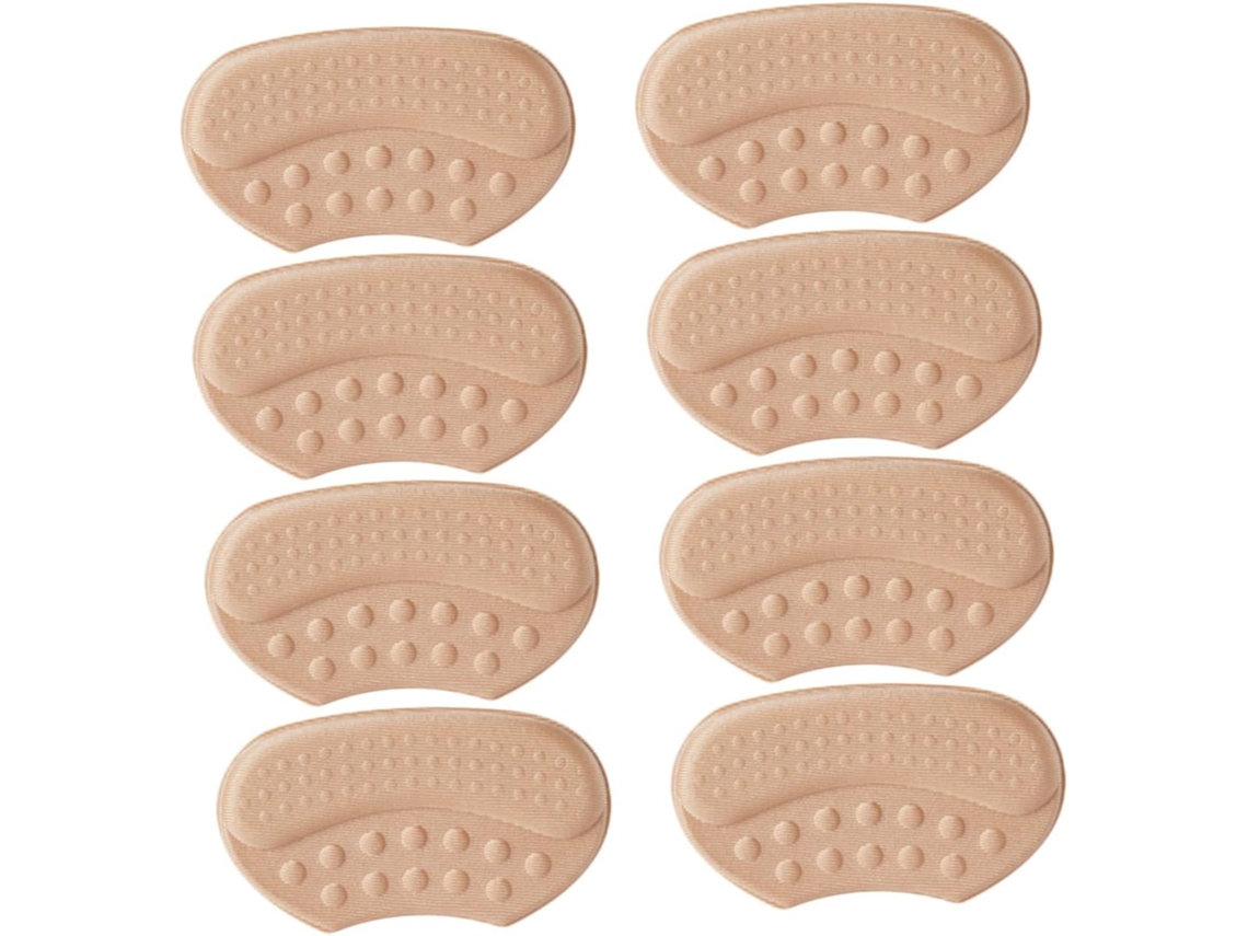 4 Pares De Protetores Calcanhar Para Prevenção Bolhas Em Tênis Esportivos, Com Adesivo Dupla Face, Antiderrapantes E