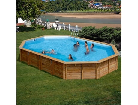 Piscina de Madeira Natural 551x351x119cm MANUFACTURAS GRE