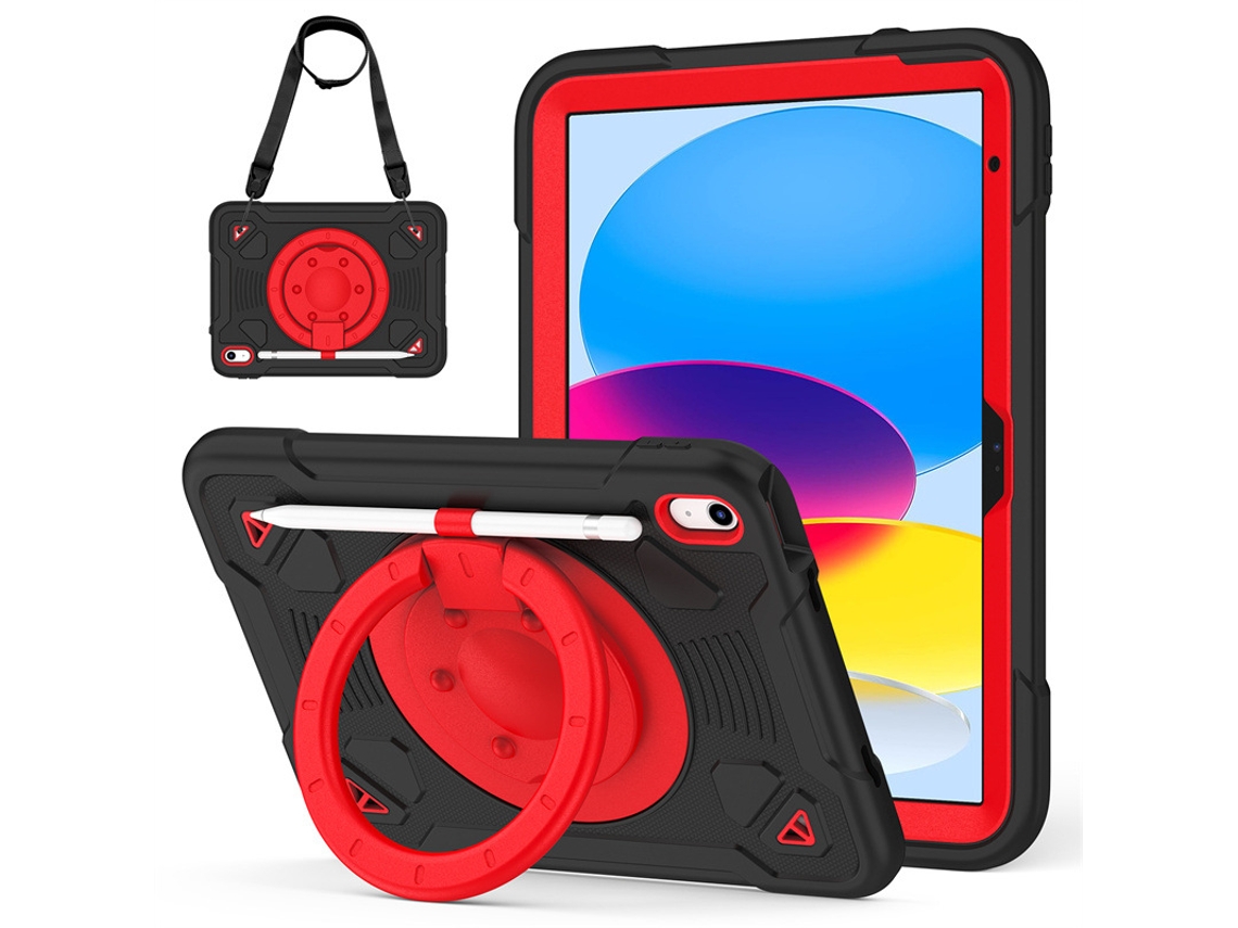 Lurelia Capa Para Samsung Tab A9 Plus X210 E X216 (alça), Silicone, Preto, Proteção Contra Quedas