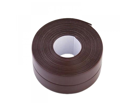 Fita De Vedação, Fita Impermeável Para Pia De Cozinha, Banheiro, 1 Rolo Zhandd (3,2 M X 3,8 Cm, Marrom)