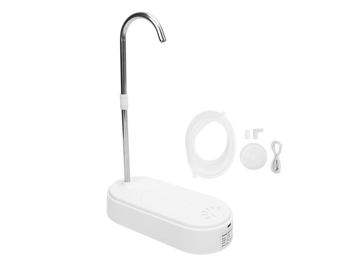 Dispensador de Água Elétrico com Mangueira e Bandeja para Sala, Cozinha Ou Quarto Branco LAXISCREED