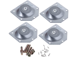 Conjunto De 6 Peças Conectores Práticos Para Pés Mesa, Em Ferro Fundido Resistente, Para Fácil Montagem Em Mesas Estilo