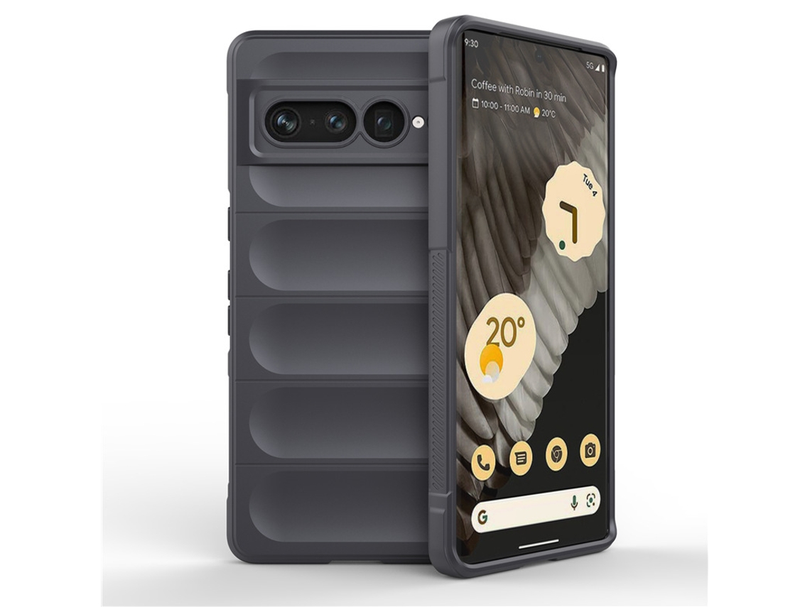 Capa Material Totalmente Coberto Para Google Google Pixel 7pro Yuysan Textura Macia Cinzento