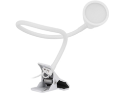 Luminária De Mesa Com Clipe Cocoarm, Em Metal E Abs, Com 24 Leds, 5w De Potência, Alimentação Usb, 10 Níveis De Brilho