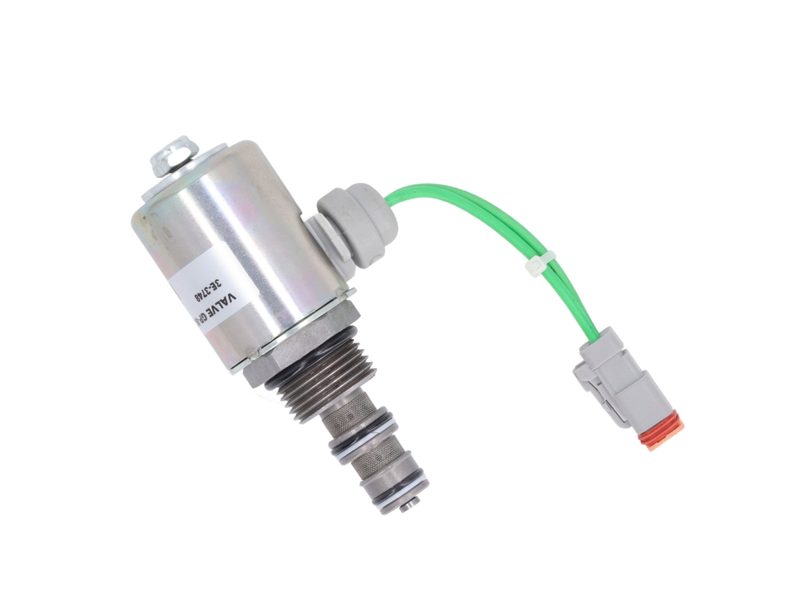 Válvula Solenoide Elétrica Laxiscreed 12V para Máquinas Pesadas Caterpillar