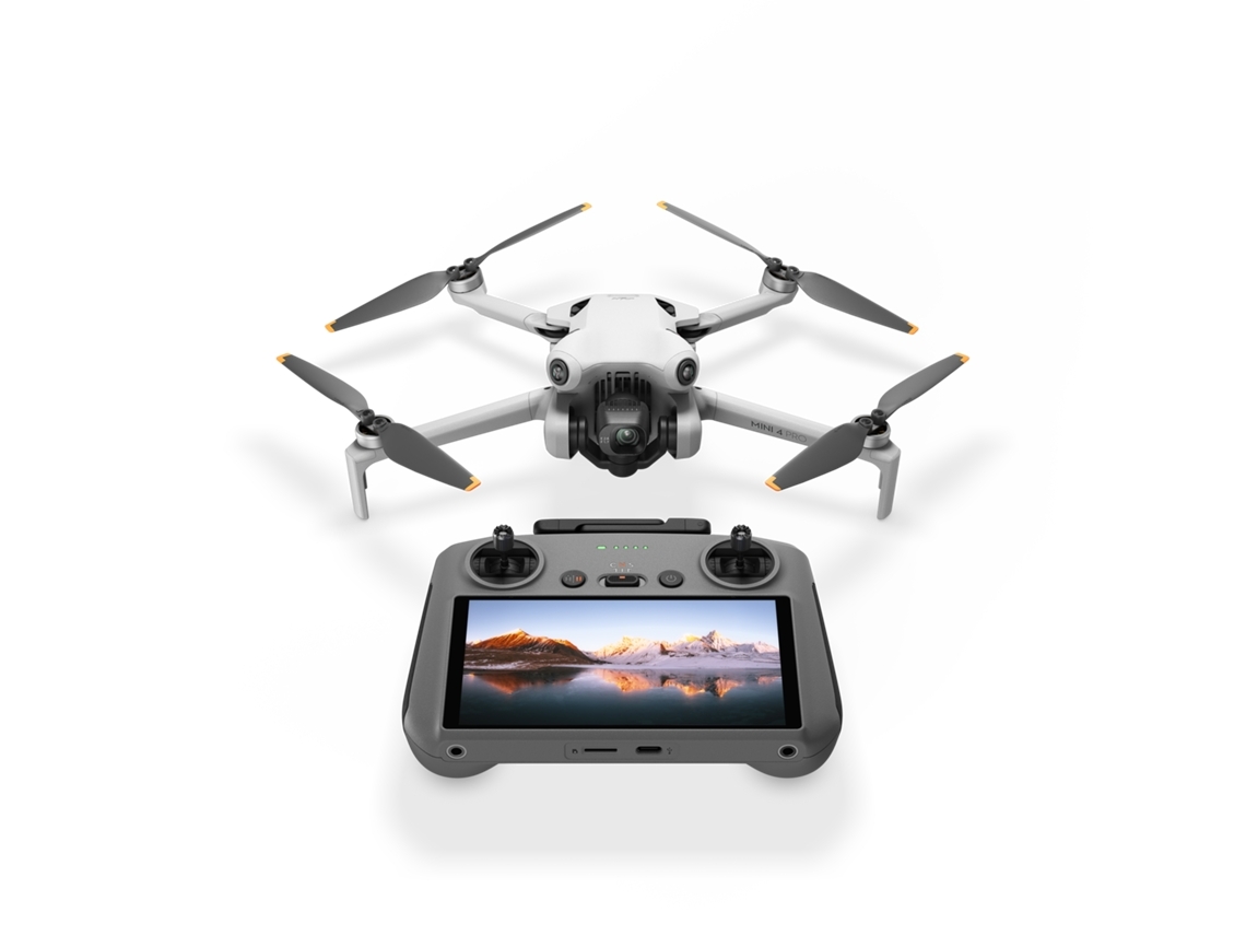 Mini Drone DJI Mini 4 Pro + DJI RC2 (Outlet Caixa Aberta - 4K - Autonomia: Até 34min - Cinzento)