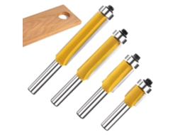 Conjunto Fresas de Acabamento para Tupia Amarelo, 8 Mm, CHABERLU