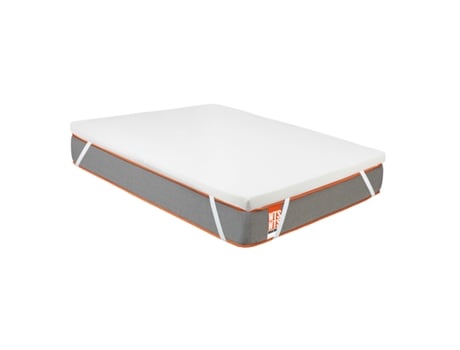 Topper Viscoelástico De Aloe Vera | Wts Guitar | 5â Cm | Adequado Até 32â Cm | 135 X 200 Cm What The Sleep Ph