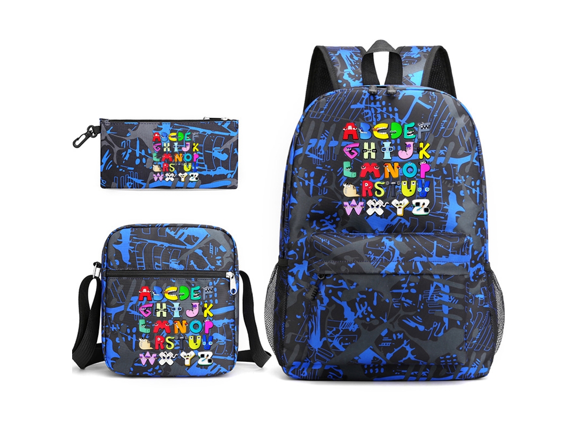 Conjunto Mochila Escolar 3 Peças, Aulas