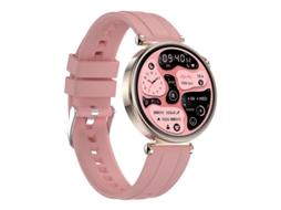 Smartwatch Feminino com Chamadas Bluetooth 132 Polegadas Tecido Amoled Diversos Modos Esportivos e Design Moderno Rosa Bestvite