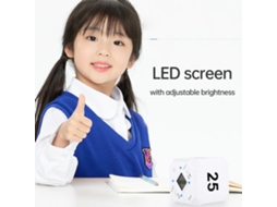 Temporizador de Cubo Rotativo com Sensor de Gravidade, Led, Vibração e Alarme 5/15/25/45 Minutos | S/MARCA