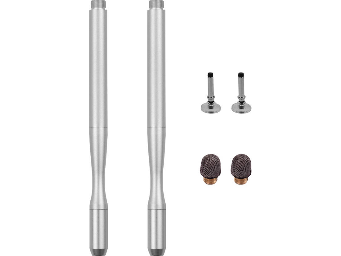 Conjunto de 2 Canetas de Precisão Conjunto de 2 em 1 ANSELF (Prateado - 0.7cm - Alumínio)