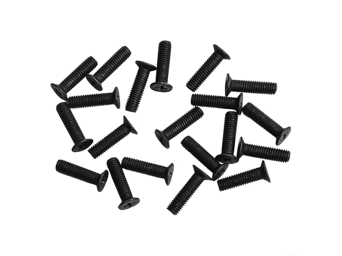 20 De Fixação Com Rosca Esquerda M5/m6 22 Mm/25 Mm Para Mandril Unf, Parafuso Reversa (m6 X Mm)