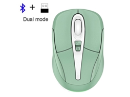 Rato YIZHOOD M503 Multi-Função Bluetooth 2.4G Sem Fio Um Clique Para Desktop Type-C Recarregável Mudo Silencioso RGB Backlight 2400DPI verde