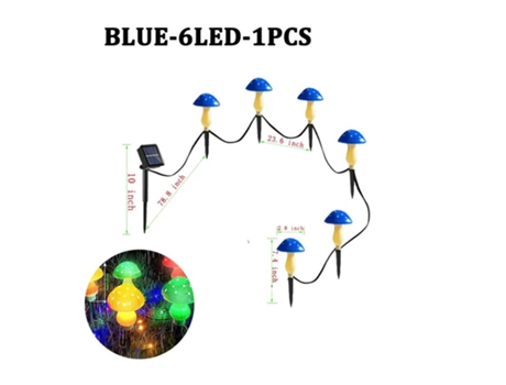 Cogumelo Luz Solar Jardim Decoração Exterior 8 Modos Lampada Cogumelo À Prova De Agua GLORIOUS1