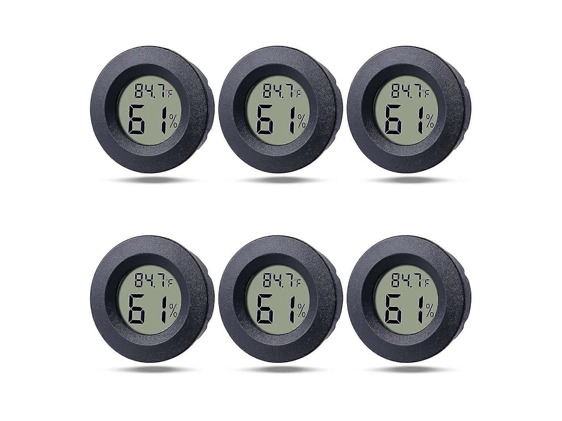 Mini Higrômetro Termômetro Digital Para Ambientes Internos Com Sensor De Temperatura Fah