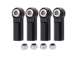 Mali 4pcs Junta de Bola de Metal para Carro Modelo 1/10 Diâmetro 7.0mm Rosca M4 Rc Car Junta de Bola Preta