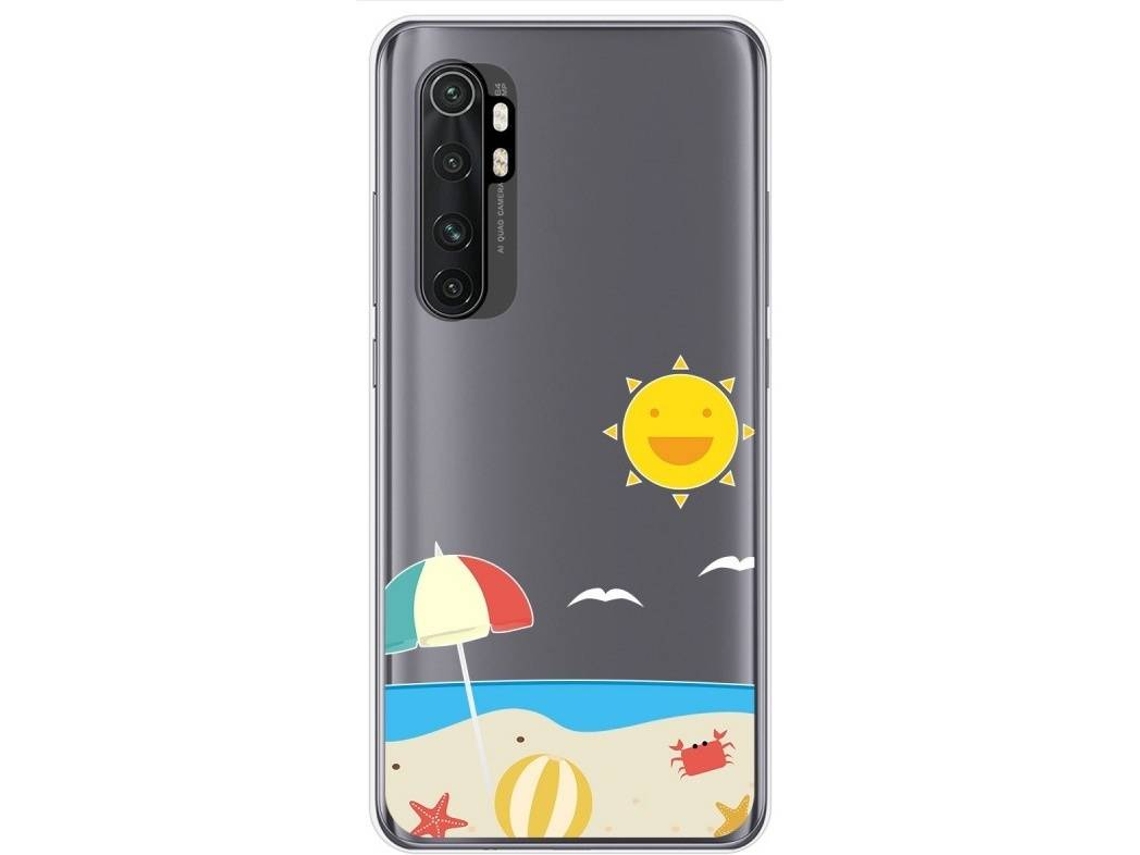 Capa Xiaomi Mi Note 10 Lite TUMUNDOSMARTPHONE Desenhos Transparente Multicor