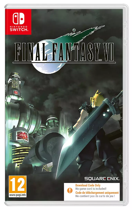 Jogo Nintendo Switch Final Fantasy Vii (Código de Descarga na Caixa)