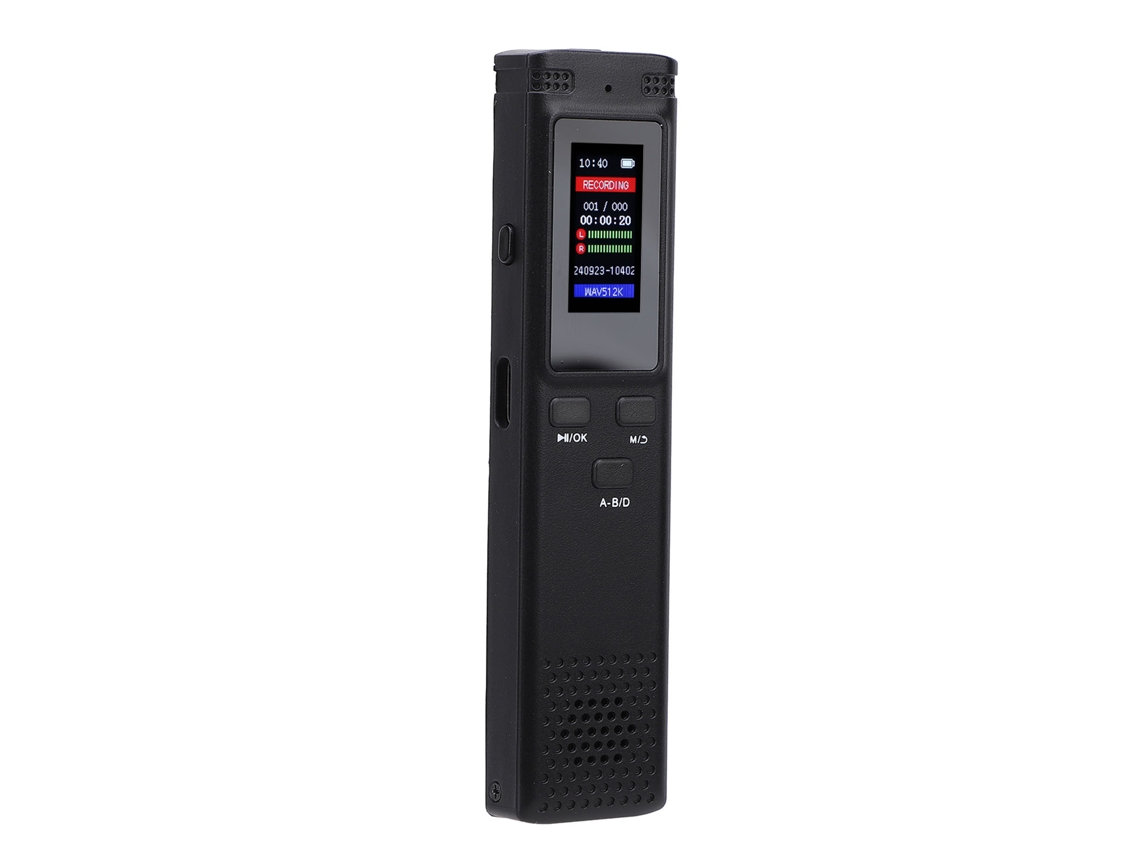 Aetheria gravador de Voz Digital Portátil Hd 8g com Redução de Ruído Inteligente e Ativação por Voz