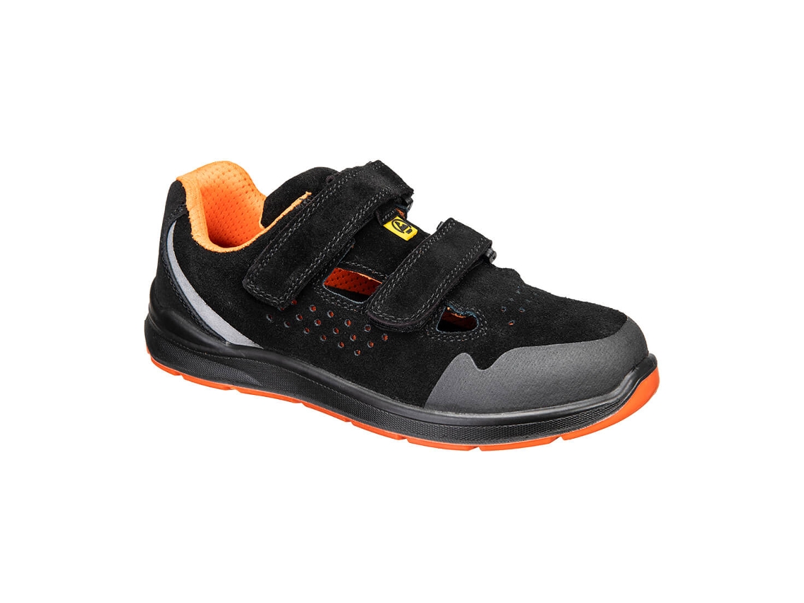 Sandália S1 Esd Sr Fo - Proteção E Conforto Preto / 38