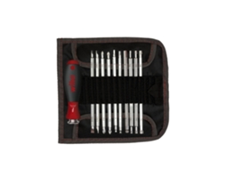 Conjunto De Chaves De Fenda WIHA Com Lâminas Intercambiáveis System 6 Em Sortimento, 12 Unid., Incl. Saco De Rolo (03591)