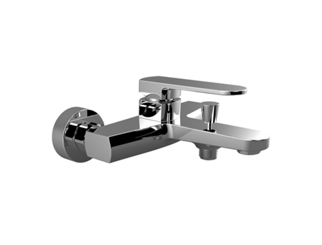 Desviador de torneira misturadora de banheira cromada 2 vias Eden