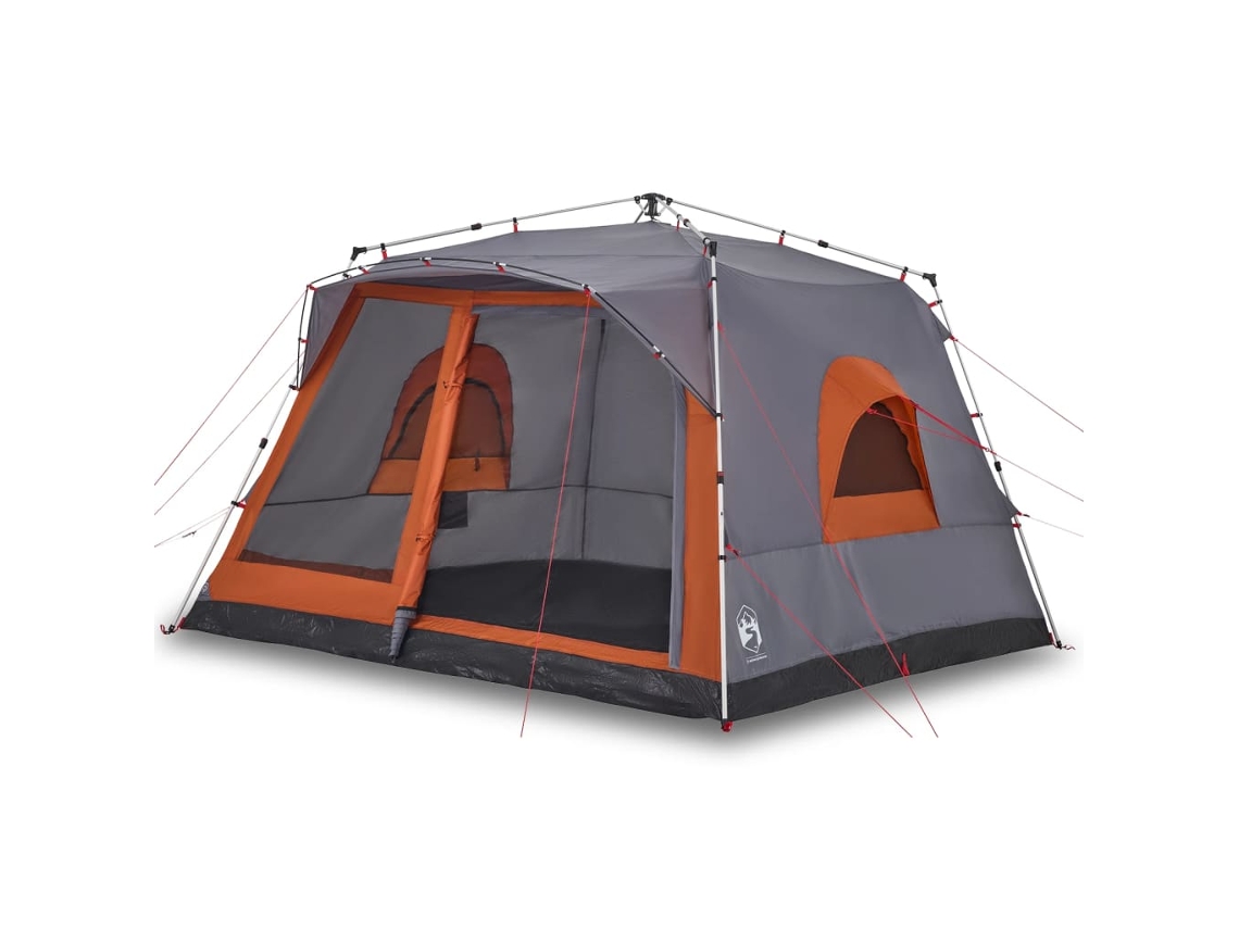 Family Tent, Family Tents Vidaxl Cinzeto Poliéster (n/a)