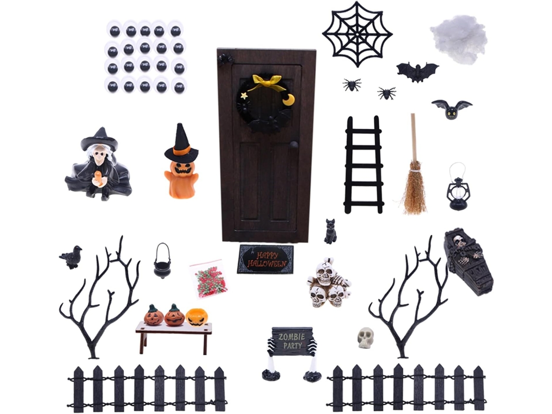 Miniaturas De Halloween: Decorações Festivas E Assustadoras Em Tamanho Pequeno | Pequenas