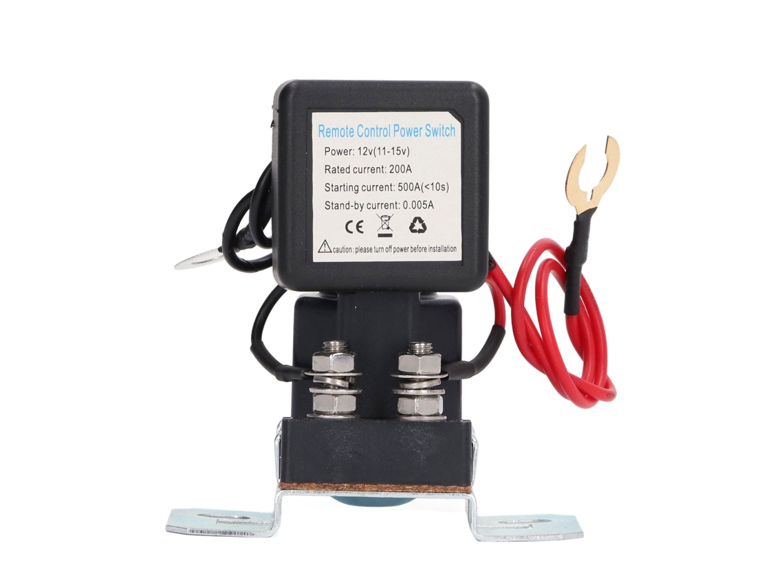 Laxiscreed Interruptor De Bateria Para Automóvel Com Controlo Remoto 200a 12v Dc
