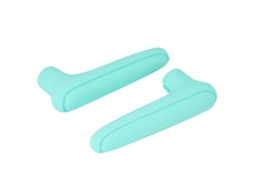 2 Capas Silicone Proteção Luvas Porta Bebê Verde Claro