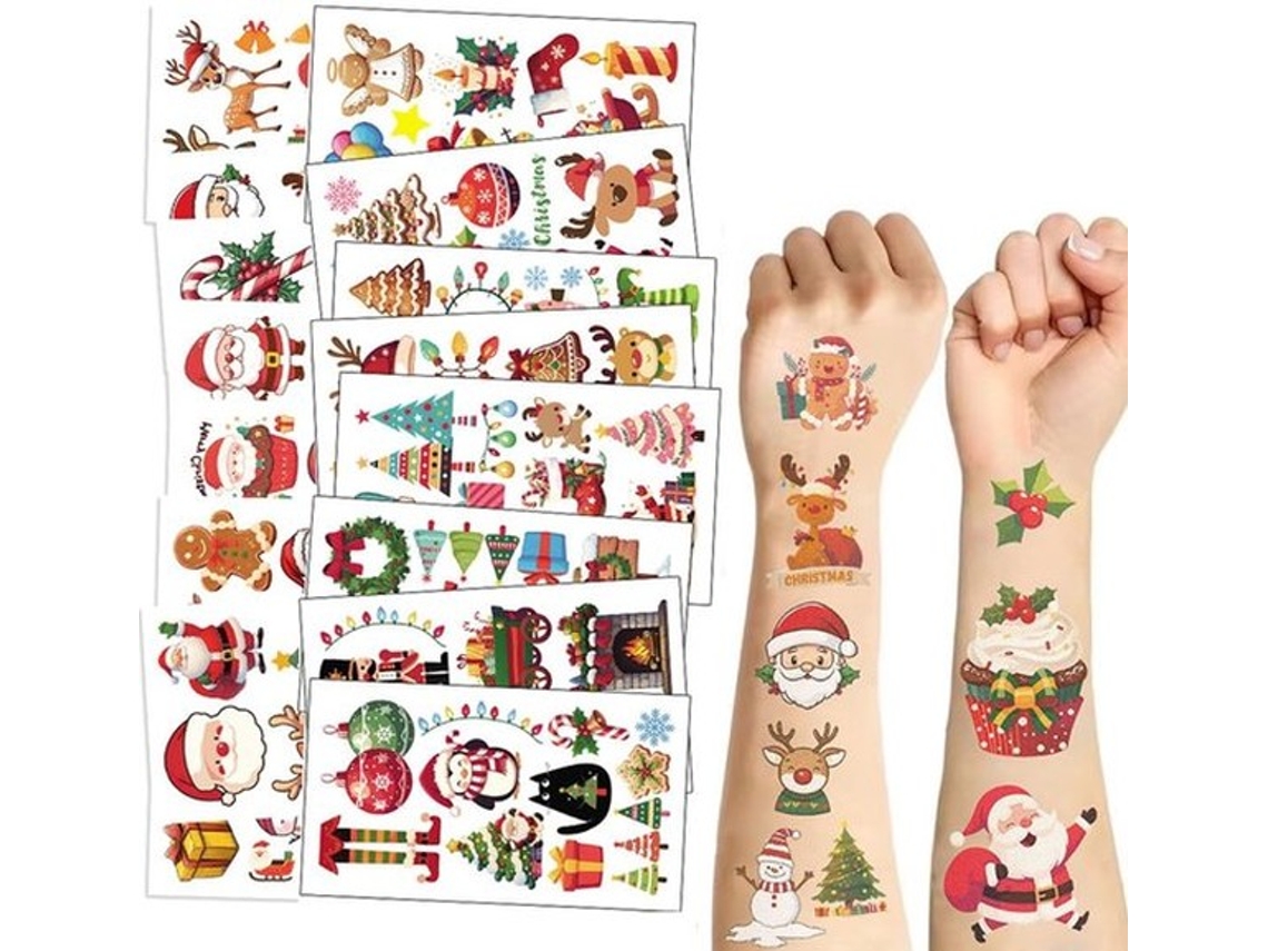 Escolha Sólida - Adesivos De Natal Luz Do Fio - 20 Fios - Seguros E Não Tóxicos - Presentes De Natal - Enchimento Do Calendário De Natal - Motivos Fes