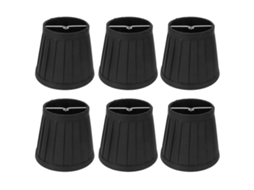 Conjunto de 6 Abajur de Tecido Moderno para Chandelier Lâmpada E14 Decor S/MARCA