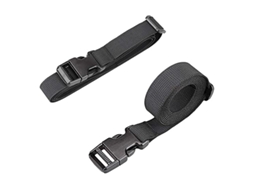 Cinta De Catraca 25 Mm Com Fivela, Pacote Com 2 Unidades, Fivela De Plástico, Cinta De Amarração Para Embalagem, Mala, Mudança, Bagagem(preta