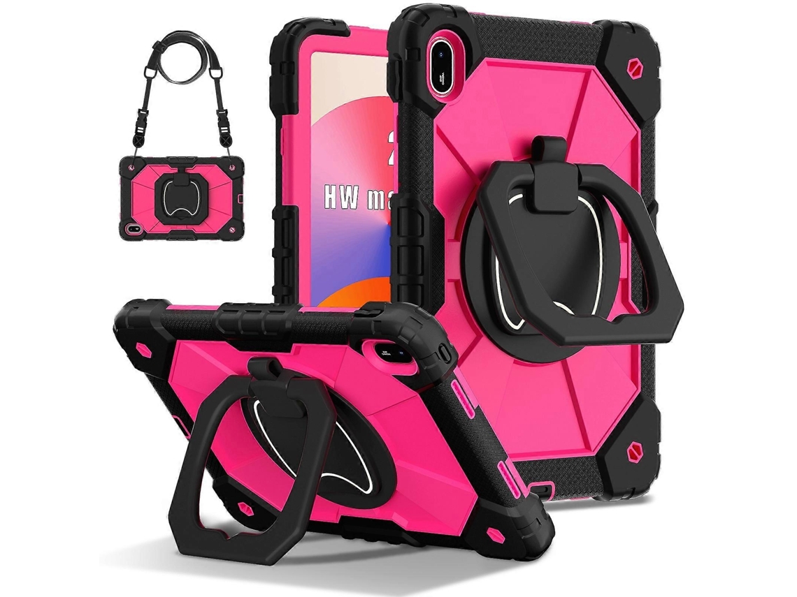Capa Híbrida De Silicone E Pc Com Robô Em Cores Contrastantes Para Tablet Huawei Matepad Se 11 2024