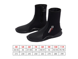 Botas de Mergulho Neoprene Anti derrubamento com Zíper S/MARCA
