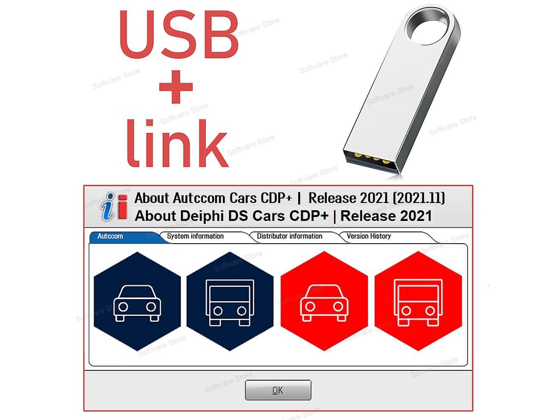 Autocoms 2021.11 com Keygen Ds150, Software de Diagnóstico Mais Recente, Codificações Obd Delphis 2021.10b com Keygen, Compatível com Bluetooth.