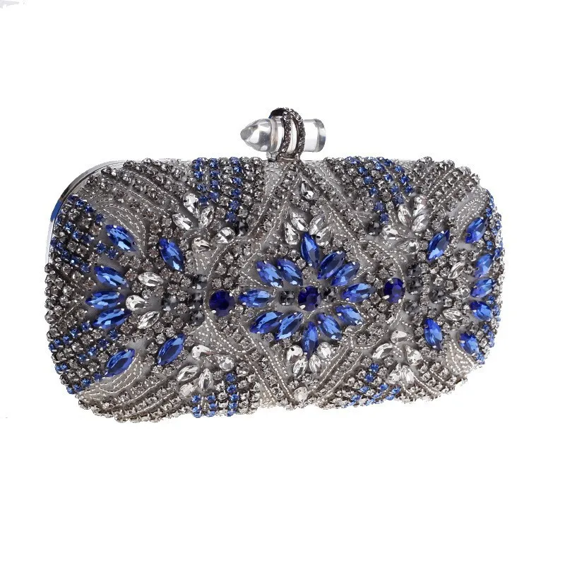 (prateado) Nova Bolsa De Festa Feminina Com Diamantes, Bolsa De Ombro Luxuosa E Brilhante Com Strass Para Festas