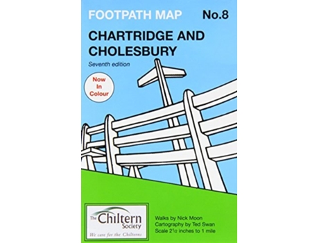 Livro Chiltern Society Footpath Map No. 8 - Chartridge and Cholesbury de Moon e Nick (Inglês)