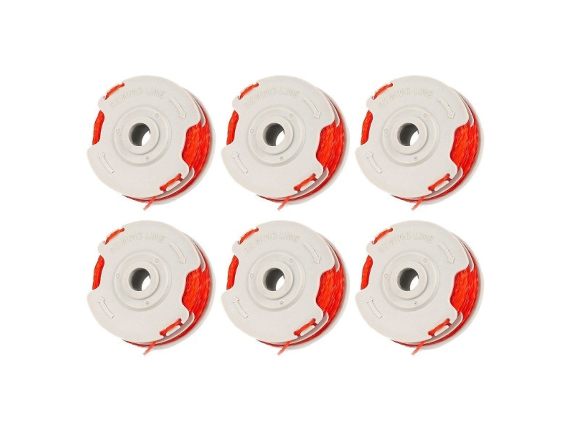 Peça De Reposição Pacote Com 6 Eixos De Cabo De Reposição Flymo Fly021 Para Fs, Compatível Com Fly021 Ctxt25 Eit23 Eit250 Eit300 - Elysve