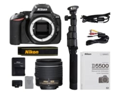 Kit Máquina Fotográfica Reflex NIKON D5500 + AFP 18-55 VR   (DX) — 24.7 MP | ISO 100 a 25600