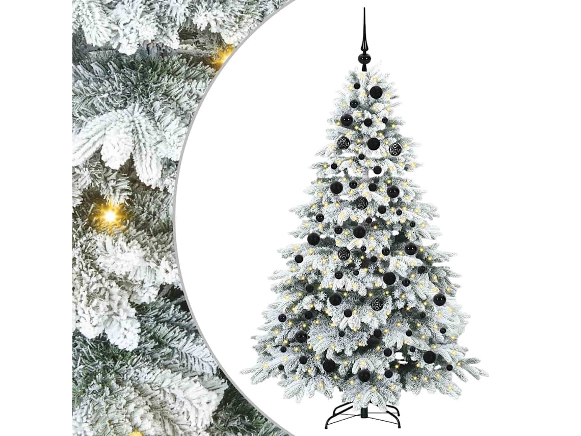 Conjunto 1 Decoração De Natal Vidaxl Branco Plástico (180 Cm)