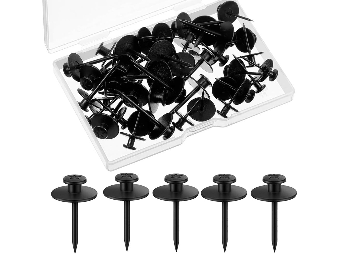 50 Unidades De Tachinhas Duplas Para Pendurar Quadros, Pregos