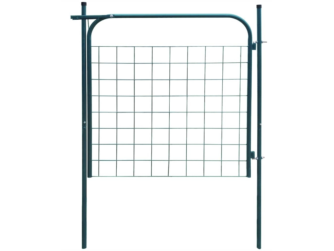 Vidaxl Portão De Cerca De Jardim 100x100 Cm Verde