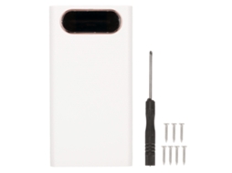 Mali caixa Diy Power Bank 22.5w Carregador Rápido com 6 Baterias 21700 Carcaça Branca ABS