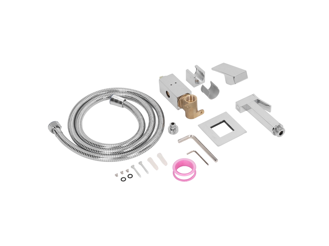 Conjunto de Bidé Europeu S/MARCA, simples, de cobre, montado na parede