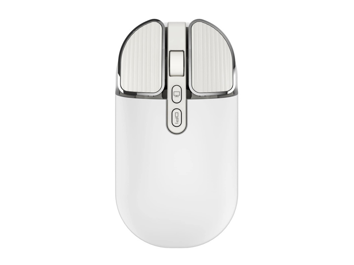 Rato YIZHOOD 2.4Ghz sem fio recarregável Type-C óptico USB silencioso para laptop PC Tablet Computador Office Branco