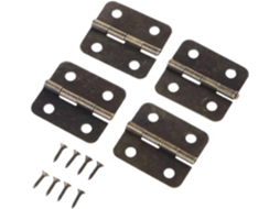 Dobradiças Giratórias Ocultas Para Portas, 20 Peças, 30x 26mm, Para Gavetas E Móveis