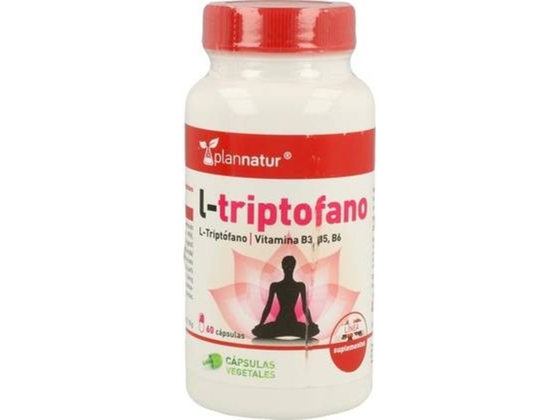 Suplemento Alimentar PLANNATUR L-Triptófano (60 cápsulas)